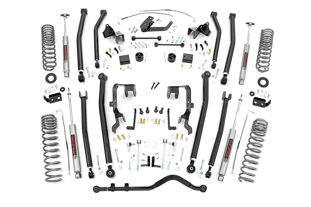 4 Inch Lift Kit Long Arm Jeep Wrangler Unlimited 2WD/4WD (2007-2011) Rough Country