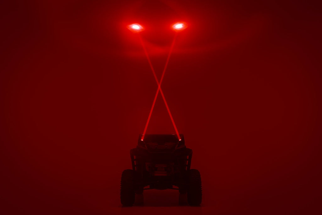 Laser Whip Light Kit RGBW 2400 Lumens Pair Rough Country