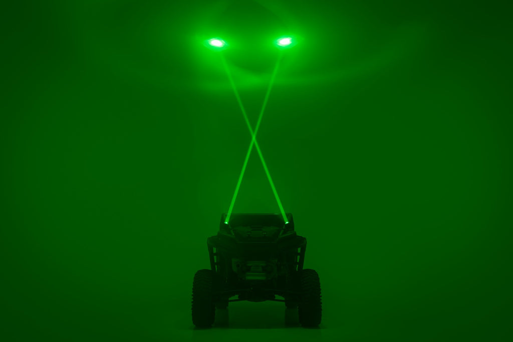 Laser Whip Light Kit RGBW 2400 Lumens Pair Rough Country