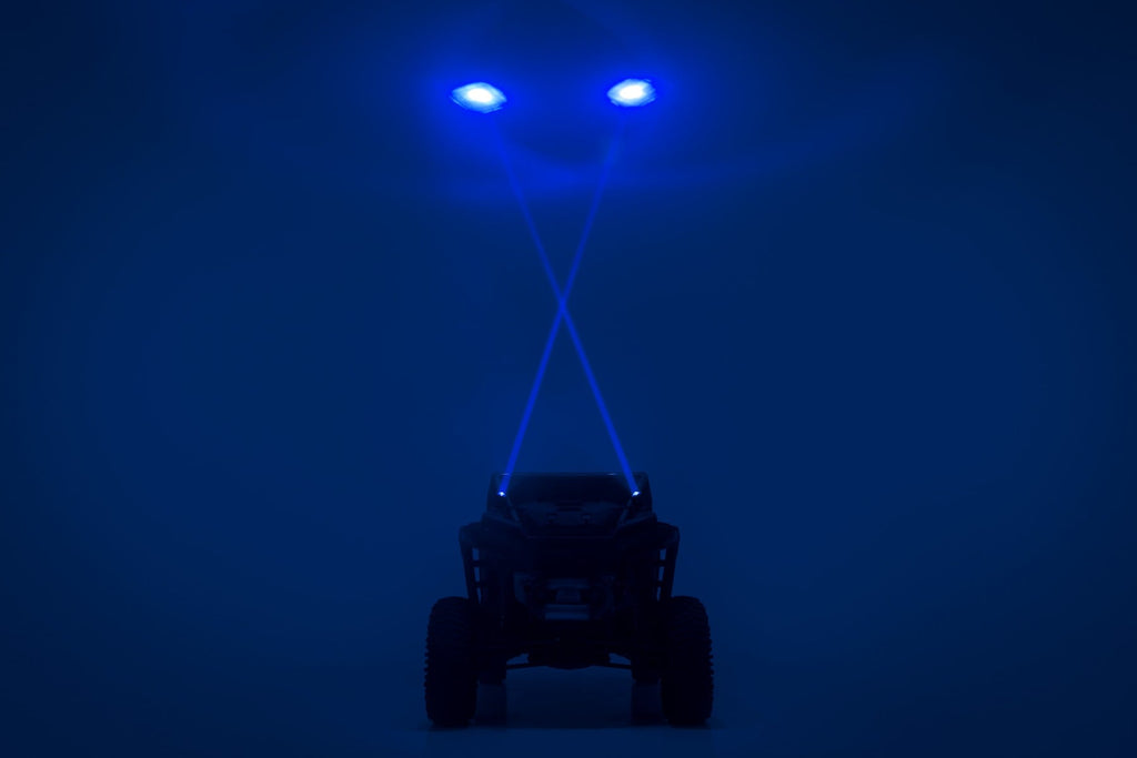 Laser Whip Light Kit RGBW 2400 Lumens Pair Rough Country