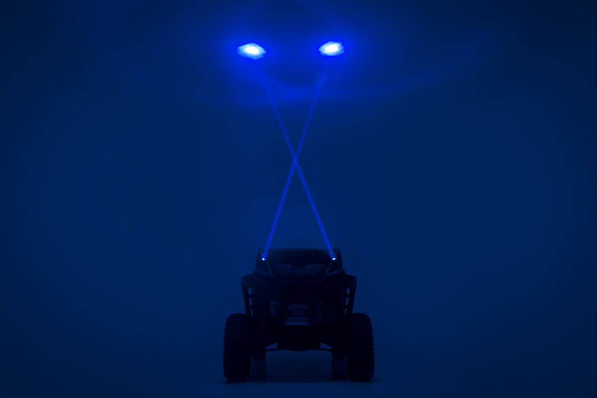 Laser Whip Light Kit RGBW 2400 Lumens Pair Rough Country