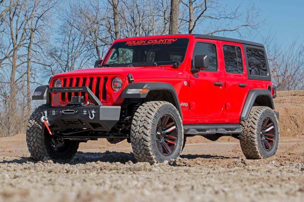 3.5 Inch Lift Kit C/A Drop Stage 1 V2 Jeep Wrangler Unlimited (24-26) Rough Country