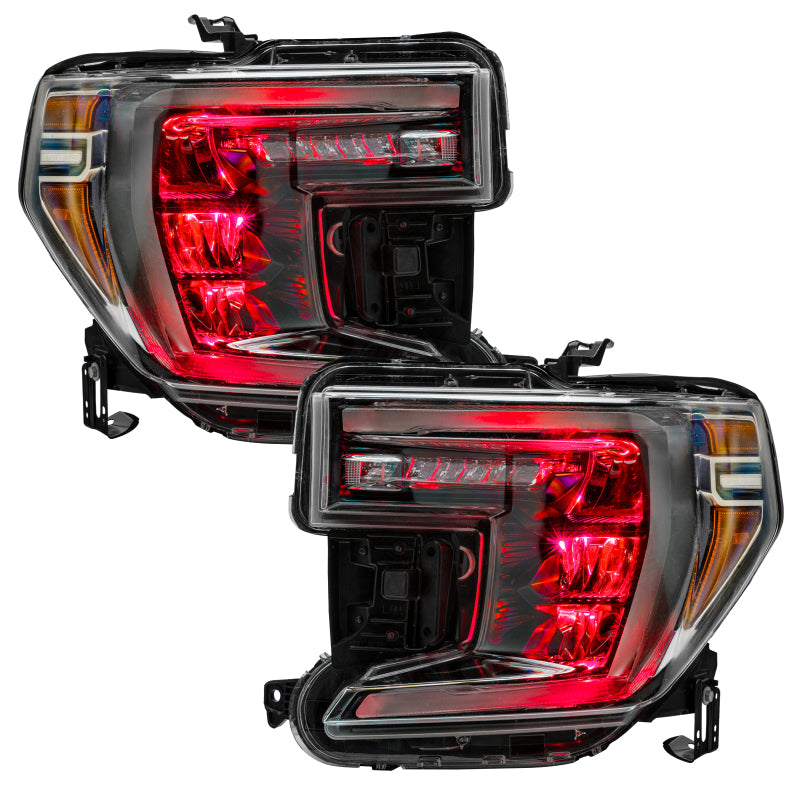Oracle 19-21 Silverado/Sierra 1500 RGB Demon Eye Headlight Kit - w/o Controller