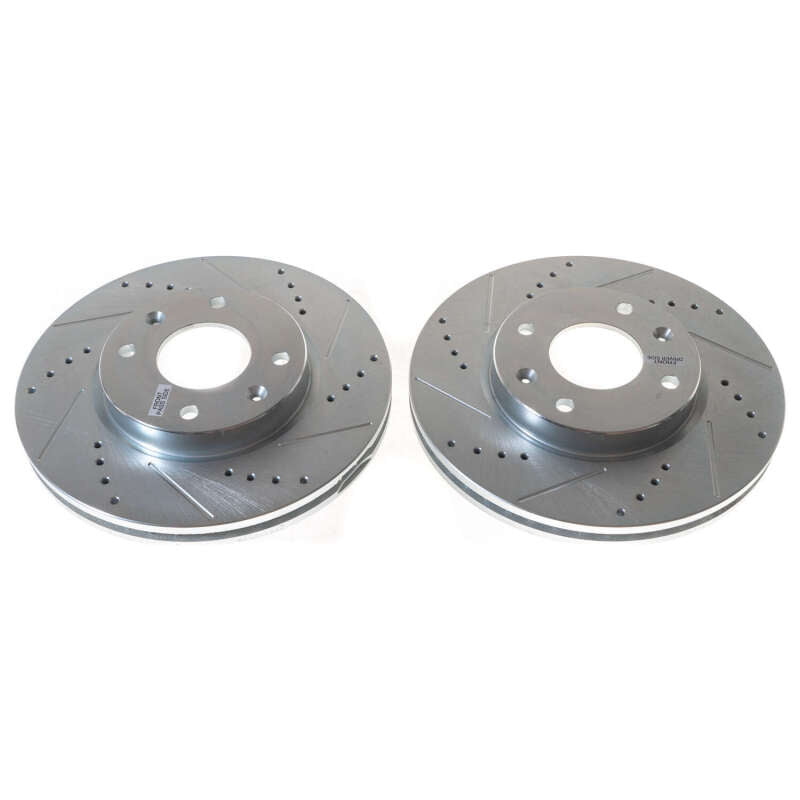 Power Stop 03-05 Hyundai Sonata Front Evolution Drilled & Slotted Rotor - Pair