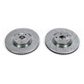 Power Stop 16-17 Lexus GS200t Front Evolution Drilled & Slotted Rotors - Pair
