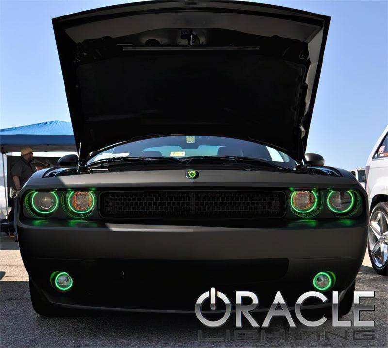 Oracle Dodge Challenger 08-14 LED Fog Halo Kit - UV/Purple