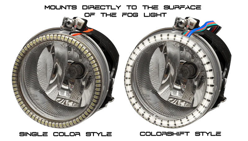 Oracle Dodge Challenger 08-14 LED Waterproof Fog Halo Kit - White