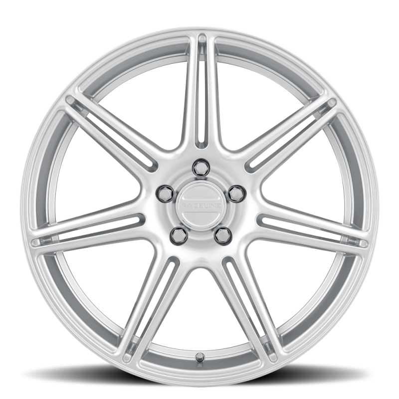 Raceline 148HS Apex 20x8.5in / 5X120 BP / 40mm Offset / 72.56mm Bore - Hyper Silver