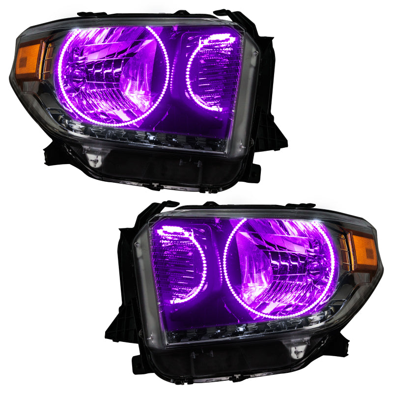Oracle 14-17 Toyota Tundra SMD HL - Dual Halo Kit - ColorSHIFT w/ 2.0 Controller