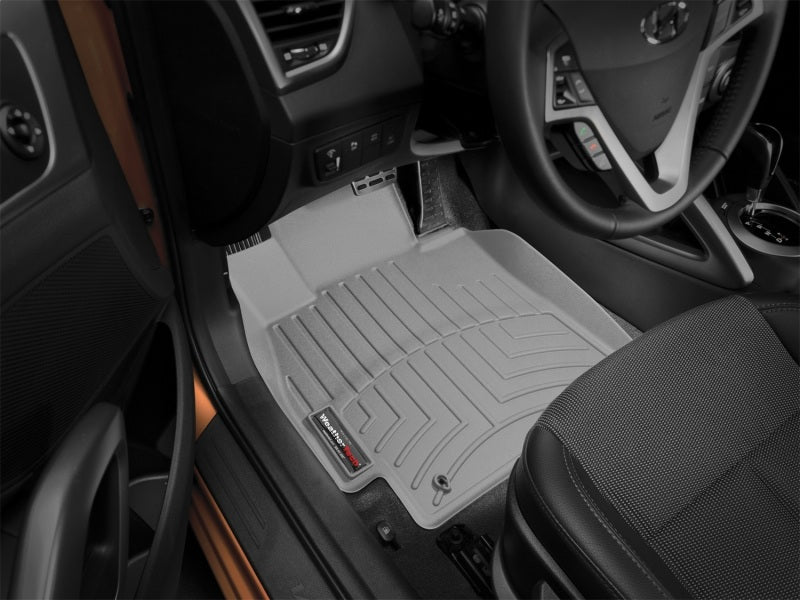 WeatherTech 12+ Hyundai Veloster Front FloorLiner - Grey