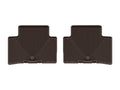 WeatherTech 22-26 Genesis GV70 Rear All-Weather Floor Mats - Cocoa
