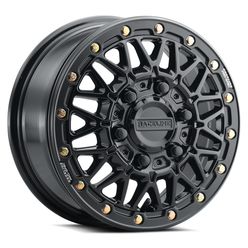 Raceline A15 Omega 15x8in / 4x137 BP / 0mm Offset / 110.18mm Bore - Gloss Black