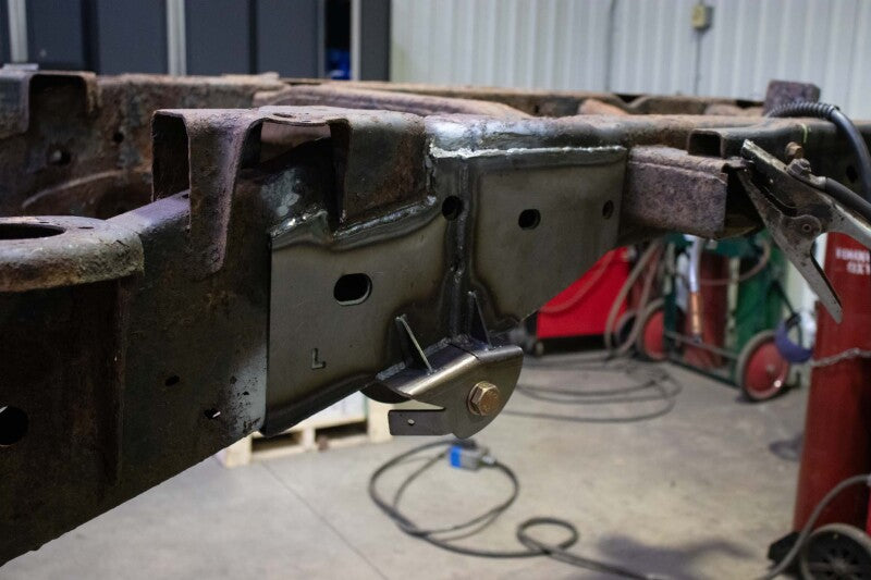 Rust Buster Forward Leaf Spring Mount Left Side