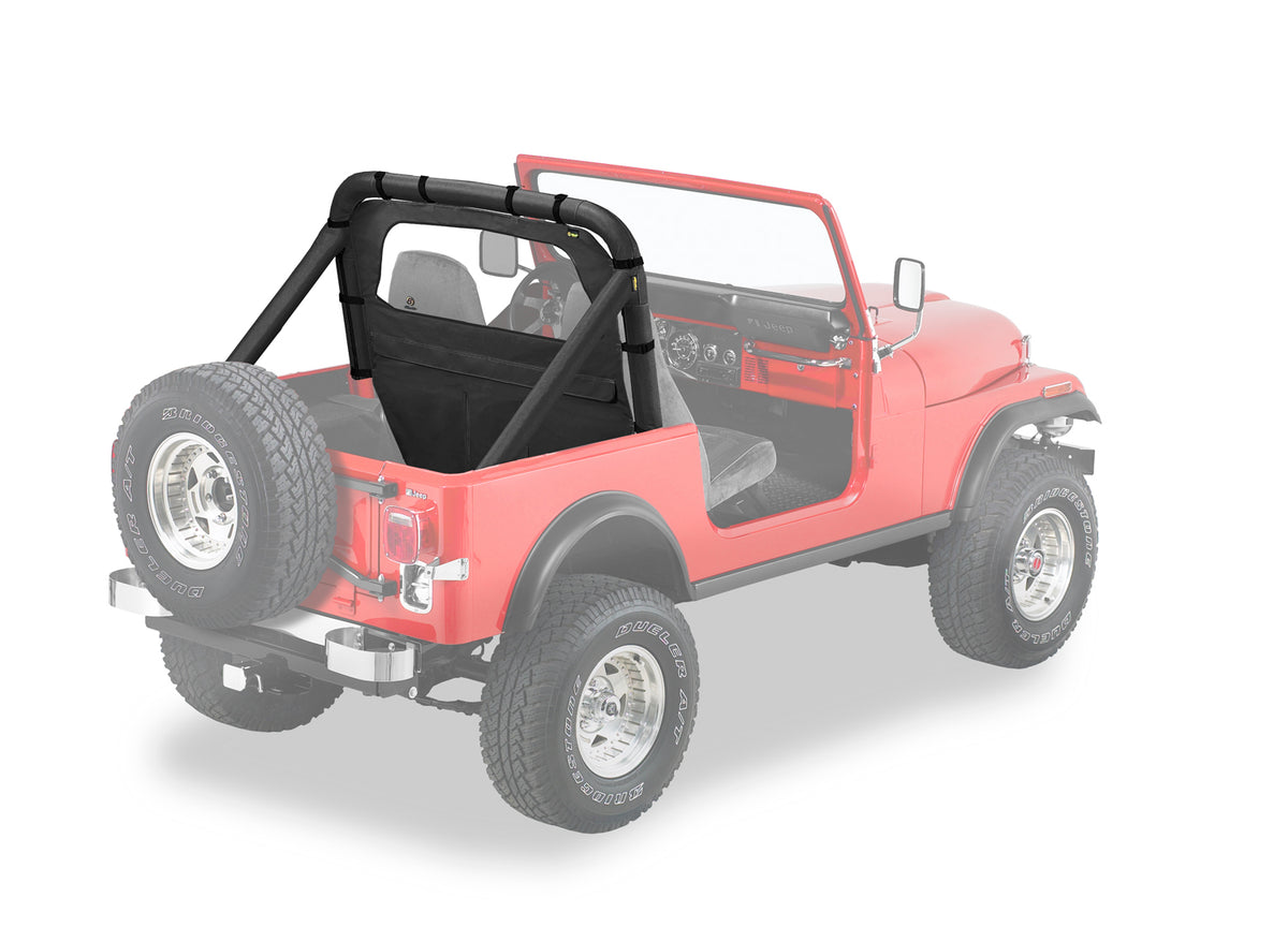 Standard Windjammer For Jeep 2007-2018 Wrangler JK 2 Door Black Crush Bestop