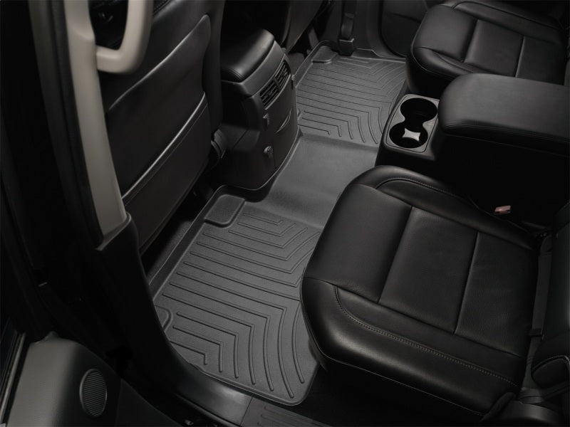 WeatherTech 04+ Nissan Armada Rear FloorLiner - Black