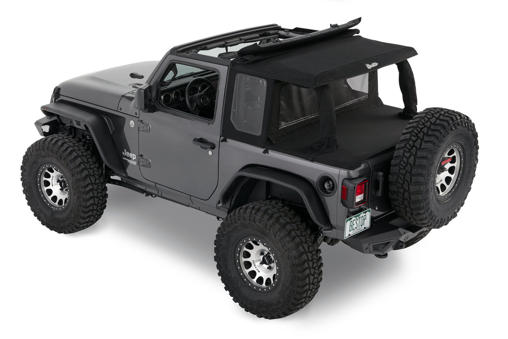 Halftop Conversion Kit Jeep '18-26 Wrangler JL 2-Door Black Diamond Bestop