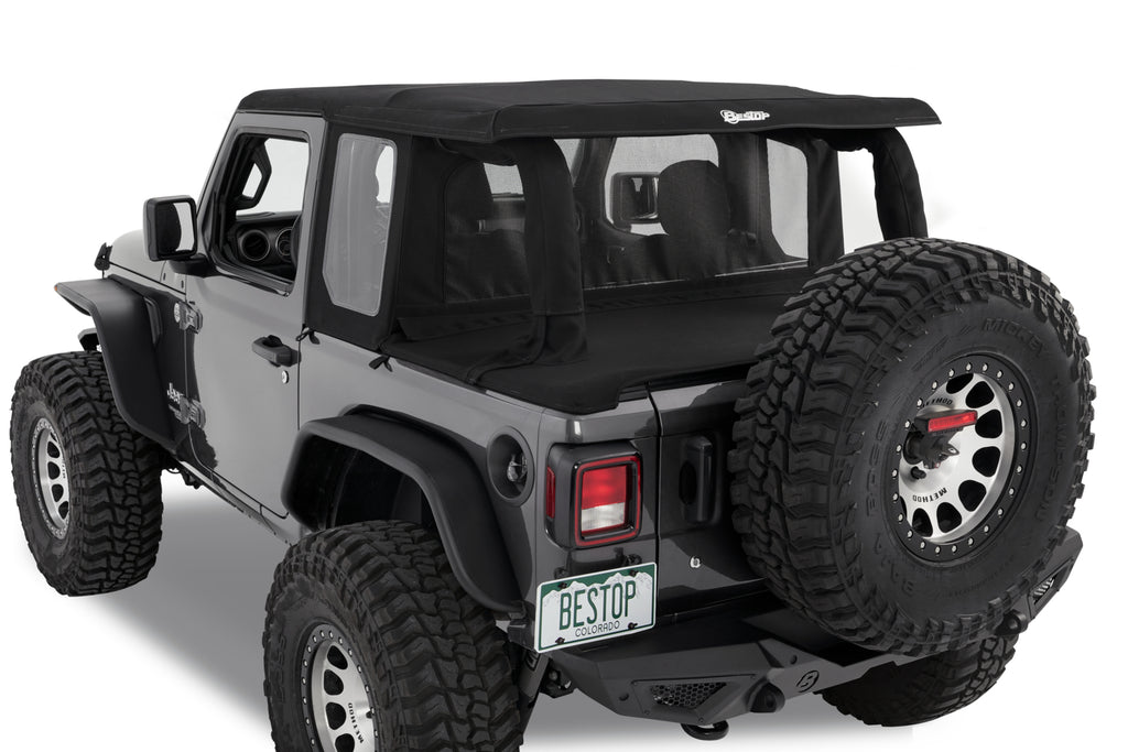Halftop Conversion Kit Jeep '18-26 Wrangler JL 2-Door Black Diamond Bestop