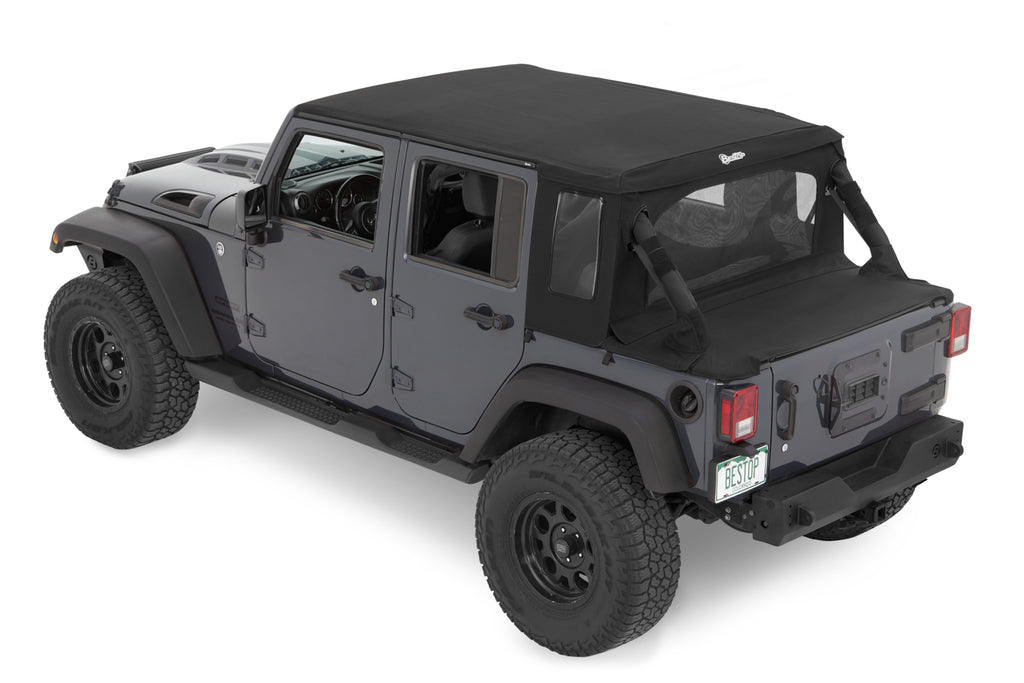 Jeep Wrangler Halftop Soft Top Conversion Kit For Jeep 2007-2018 Wrangler JK 4 Door Bestop