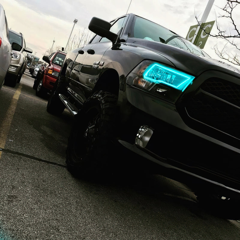 Oracle Dodge Ram Sport 09-18 LED Headlight Halo Kit - ColorSHIFT w/ RF Controller