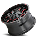Mayhem Offroad Wheels Warrior 8015 RD 20x10 Prism Red Black Cast Aluminum