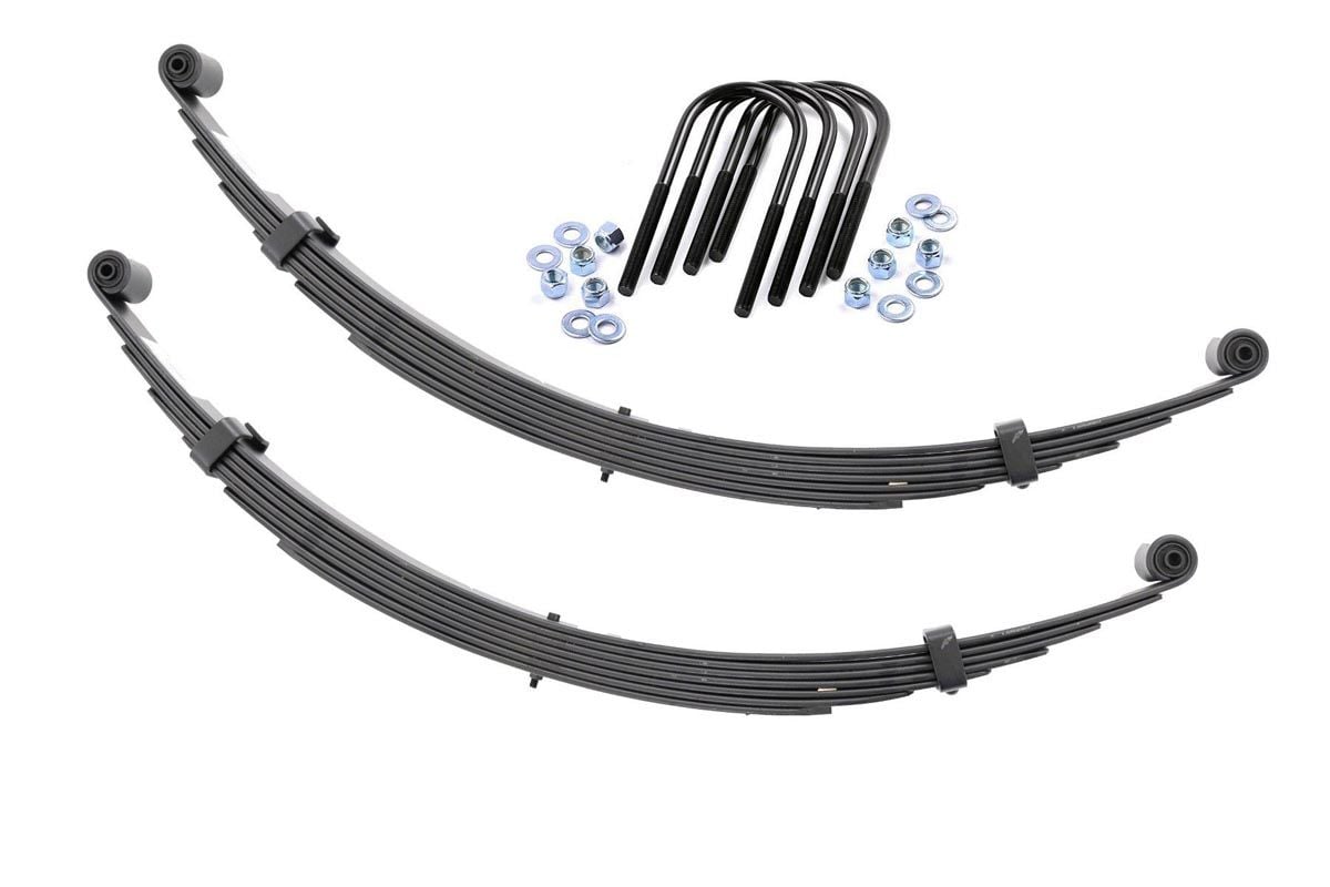 Front Leaf Springs 2.5 Inch Lift Pair International Scout II 4WD (71-80) Rough Country
