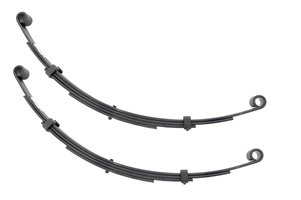 Front Leaf Springs 4 Inch Lift Pair International Scout II 4WD (1971-1980) Rough Country