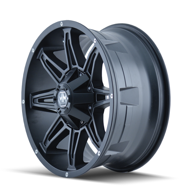 Mayhem 8090 Rampage 20x10 / 8x170 BP / -25mm Offset / 125.2mm Hub Matte Black Wheel