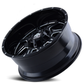 Mayhem Offroad Wheels Monstir 8100 GB 22x10 Milled Spokes Black  Cast Aluminum