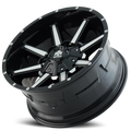 Mayhem Offroad Wheels Arsenal 8104 GB 20x9 Machined Face Gloss Black Cast Aluminum