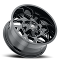 Mayhem Offroad Wheels Hatchet 8106 BK 20x10 Milled Spokes Black Cast Aluminum