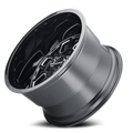 Mayhem Offroad Wheels Cogent 8107 GB 20x9 Milled Spokes Gloss Black Cast Aluminum