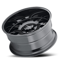 Mayhem Offroad Wheels Tripwire 8110 GB 20x10 Milled Spokes Black Cast Aluminum