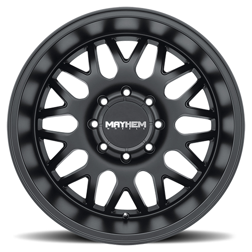 Mayhem Offroad Wheels Tripwire 8110 GB 20x10 Milled Spokes Black Cast Aluminum