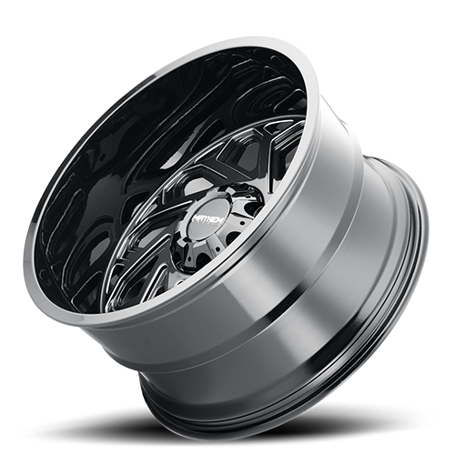 Mayhem Offroad Wheels Essex 8112 20x9 Milled Spokes Black Cast Aluminum