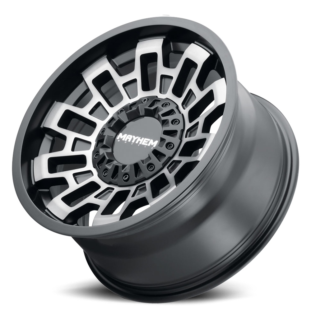 Mayhem Offroad Wheels Cortex 8113 MBM 17x9 Machined Dark Tint Matte Black Cast Aluminum