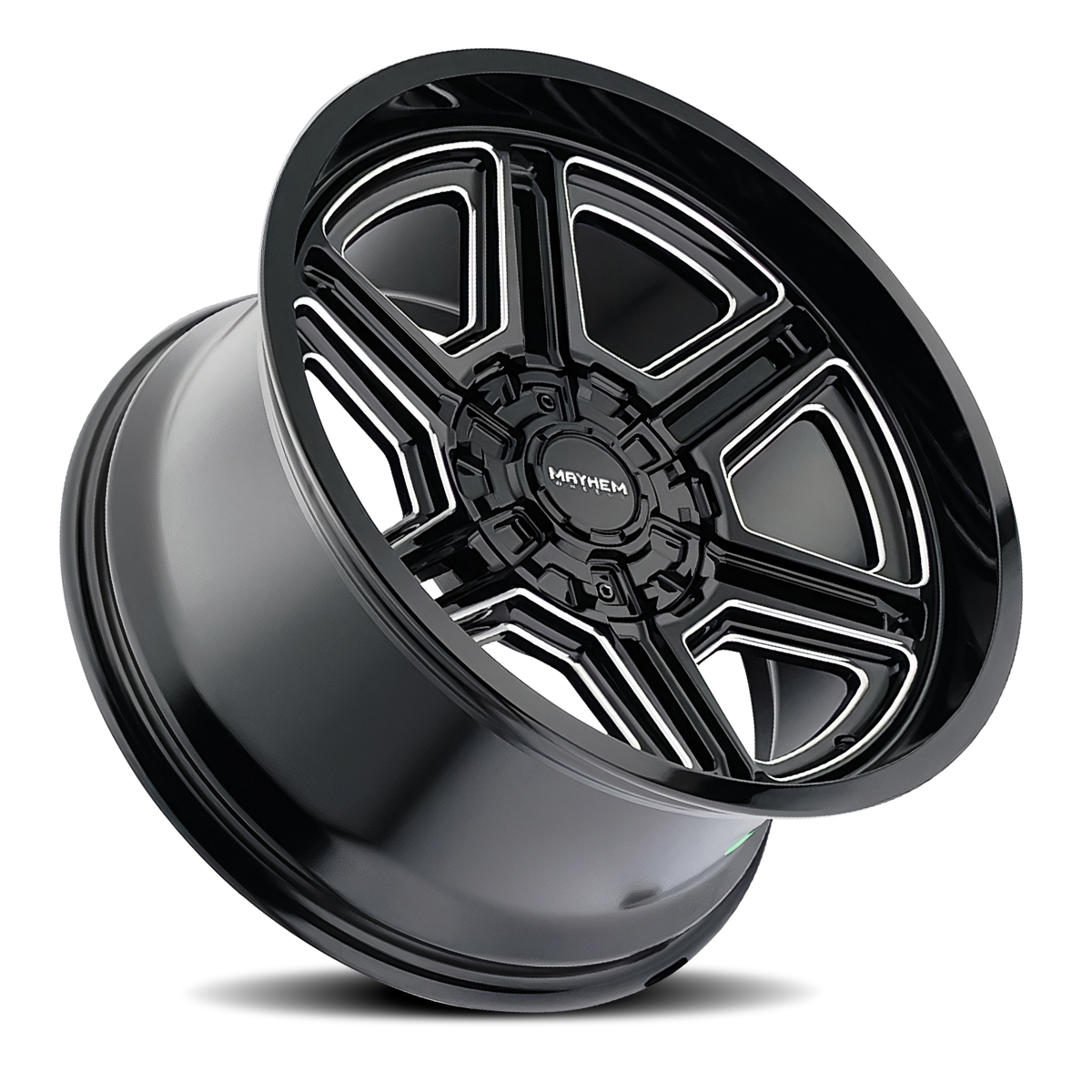 Mayhem Offroad Wheels Hermosa 8113 BM 20x10 Milled Black Cast Aluminum