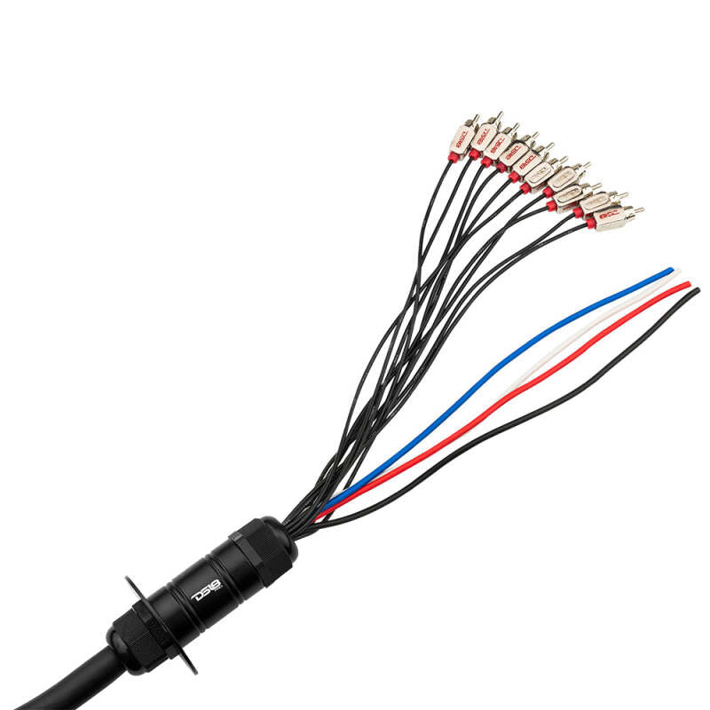 DS18 Medusa Wire Pack 10 Channel RCA 4 x 12GA OFC Power Wire 30-Feet