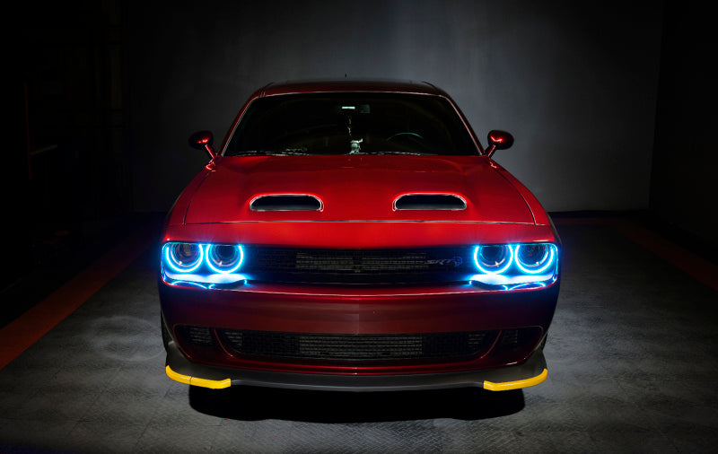 Oracle 15-21 Dodge Challenger LED Waterproof Halo Kit - ColorSHIFT - BC1