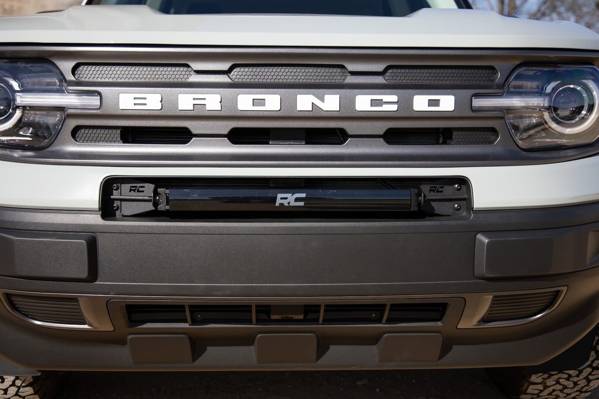 LED Light Kit Bumper Mount 20 Inch Spectrum Single Row Ford Bronco Sport (21-26) Rough Country