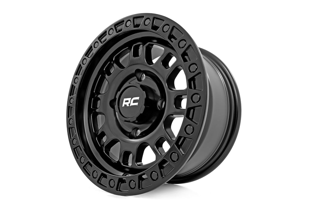 82 Series Wheel UTV Semi Gloss Black 15x7 Rough Country
