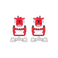 Power Stop 99-04 Acura RL Rear Red Calipers w/Brackets - Pair