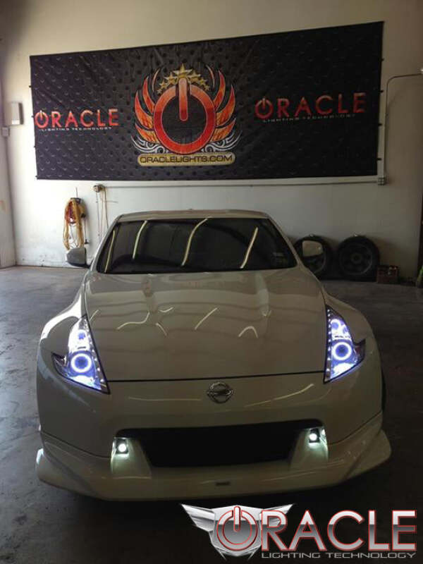 Oracle Nissan 370 Z 09-20 Dual Halo Kit - ColorSHIFT w/ 2.0 Controller