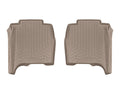 WeatherTech 14-16 Land Rover-Range Rover Rear FloorLiner - Tan Long Wheelbase w/ 2nd Row Console
