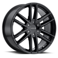 Raceline 158B Impulse 20x8.5in / 5x110/5x115 BP / 15mm Offset / 72.62mm Bore - Gloss Black Wheel