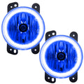 Oracle Lighting 10-15 Jeep Wrangler JK Pre-Assembled LED Halo Fog Lights -Blue