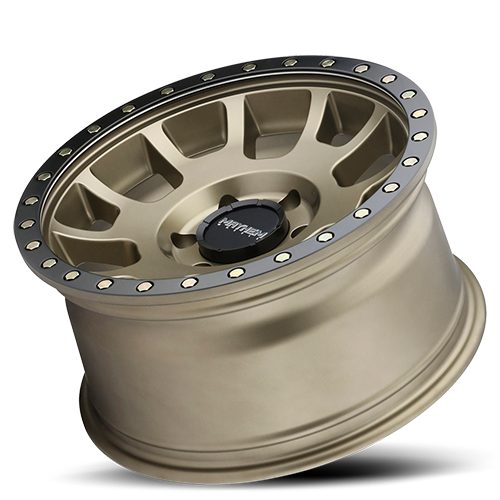 Mayhem Offroad Wheels Scout 8302 GD 20x9 Matte Black Lip Gold Cast Aluminum