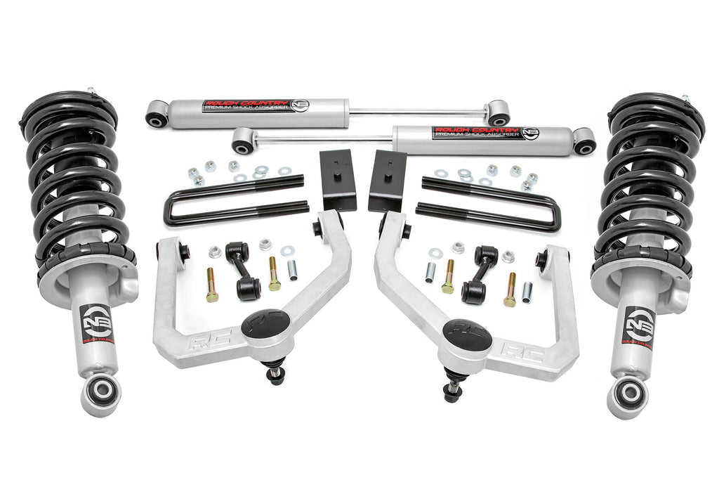 3 Inch Lift Kit N3 Struts & Shocks Nissan Titan 4WD (2017-2024) Rough Country