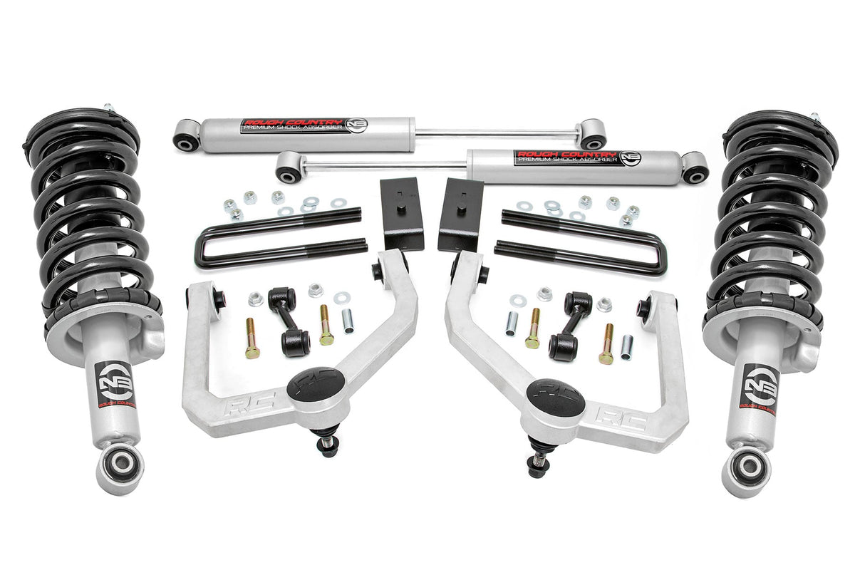 3 Inch Lift Kit N3 Struts & Shocks Nissan Titan 4WD (2017-2024) Rough Country
