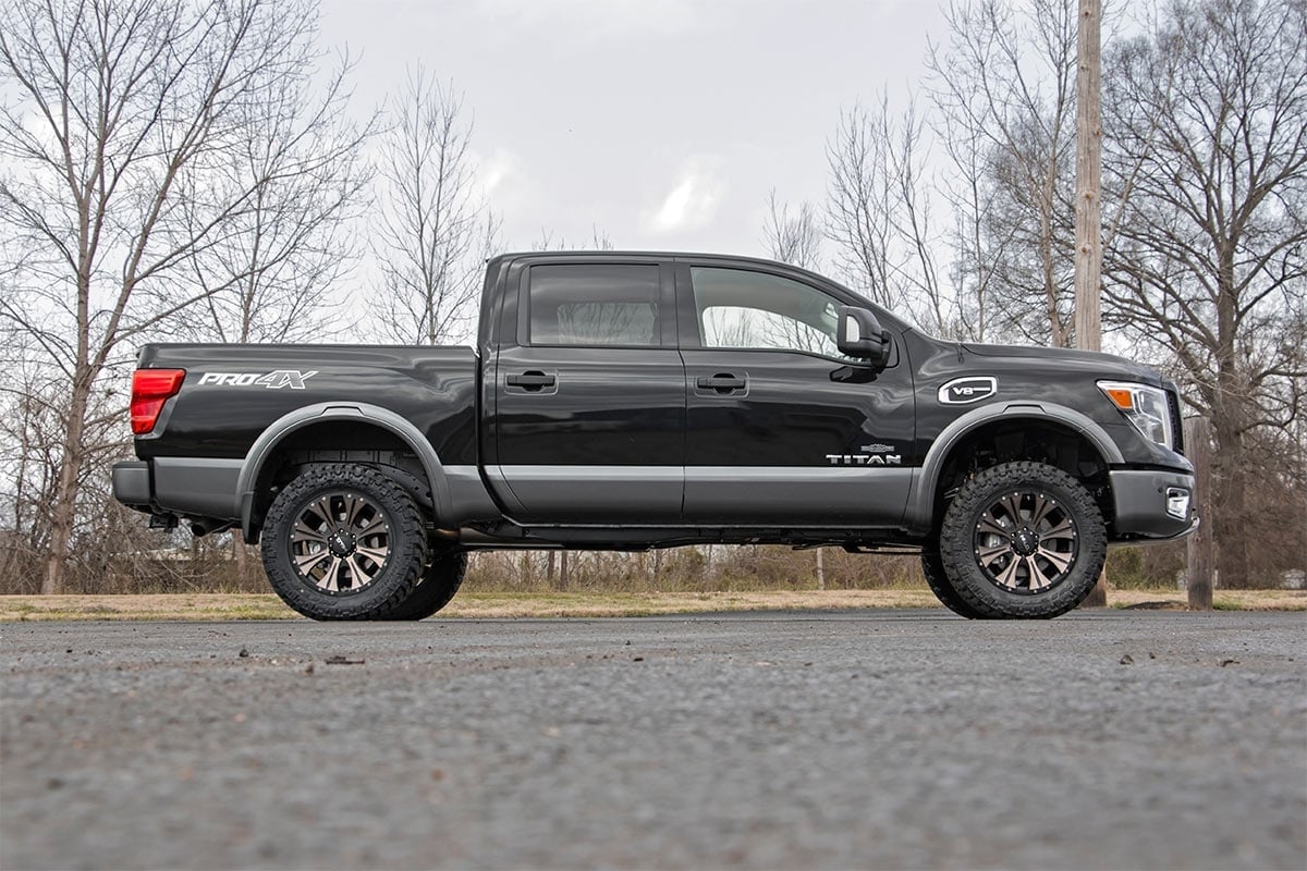 3 Inch Lift Kit N3 Struts & Shocks Nissan Titan 4WD (2017-2024) Rough Country