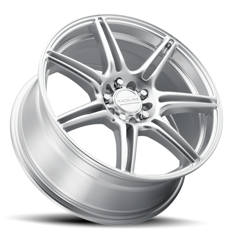 Raceline 148HS Apex 17x7.5in / 5X100 / 5X114.3 BP / 40mm Offset / 72.62mm Bore - Hyper Silver
